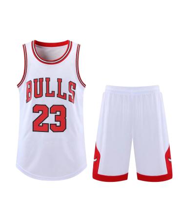 Basketball jersey shirt and shorts children/adults 2023/2024 2-part basketball sleeve. Children/adults basketball t-shirt vest + shorts children/adults C-23-white XL (adults)