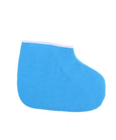 minkissy Gloves Wax Sock Wax Mittens Feet Hand Care Glove Hand Wax Foot Work medium Blue