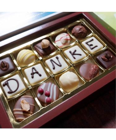 Pralinenbote Gift Box - 15 Gourmet Thank You Pralines (190g) | Perfect International Gift - Buy Online on SooperMarket.com