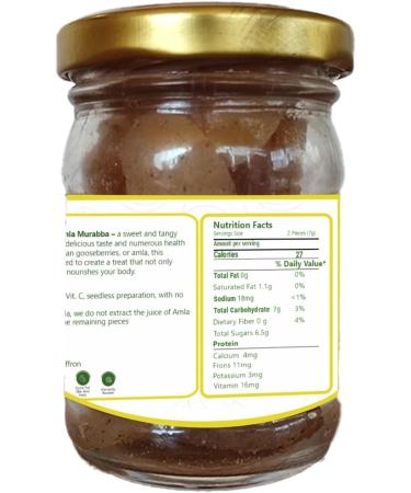 Dawn Lee( 18th Century Goodness ) Dawn Lee Amla Slice-Murabba-Pure Homemade-Natural Tasty- for Cravings- Traditional- Non Sticky and Seedless-3X Vitamin C-Marmalade Like Jam-Refined Sugar Free-75 GM - Buy Online on SooperMarket.com