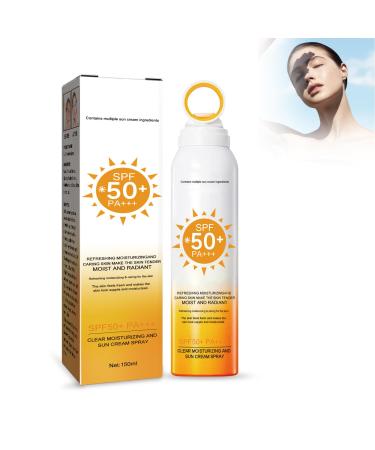 Sun Protection Spray Lsf 50 Sun Protection Spray With Lsf 50+ Transparent Sun Spray For The Face Sun Protection Spray For The Face Sun Spray For Allergy Sufferers Protection For The Face Against Uv Ra