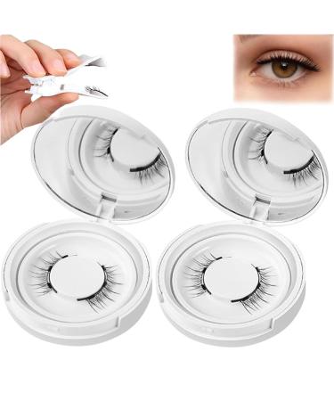 Iris and Ada Magnetic Lashes Lumeer Magnetic Eyelashes with Applicator Reusable Magnetic Eyelashes Natural Look Magnetic Lashes No Glue or Liner Needed (Simple+Nature)