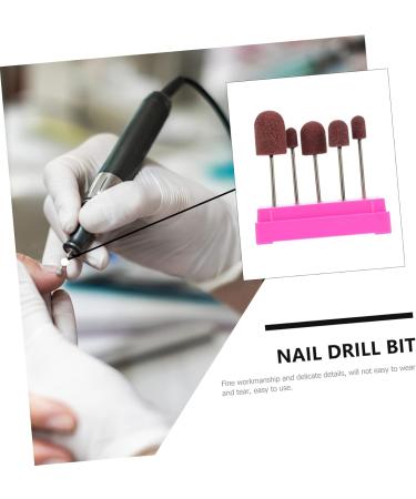 CORHAD 1 Set Nail Sand Ring Cap Nail Drill Sanding Bands Nail Grinding Tool Ceramic Tools Under Nail Cleaner Tool Kit Nail Art Tools Manicure Polishing Heads Supplies Care 8x6cm Rosy - Buy Online on SooperMarket.com