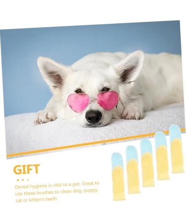 HAPINARY Pet Joy 10Pcs pet toothbrush chewable toothpaste on the go toothbrush single use Puppy Toothbrush - Buy Online on SooperMarket.com