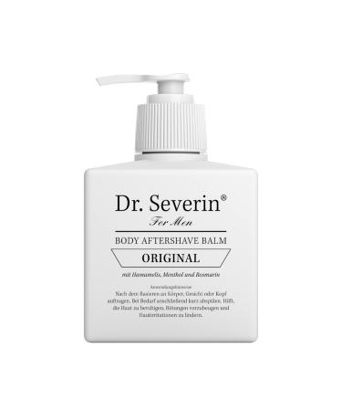 Dr.Severin Men Original Body Aftershave Balsam I against razor pimple I freed from irritation i cooling effect i aluminum -free i vegan i 2 in 1 i for the whole body i pump dispenser i 200 ml 200 ml (1 Pack)