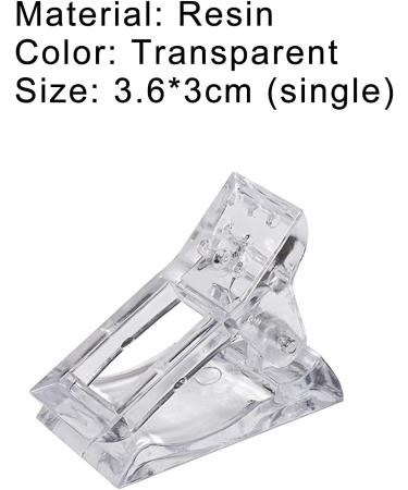 Buy SANWOOD 10-Part Nail Tip Clips - Fast Assembly Gel Extensions & Manicure Tool | UV-LED Plastic Clamps for Perfect Nail Builds - Buy Online on SooperMarket.com