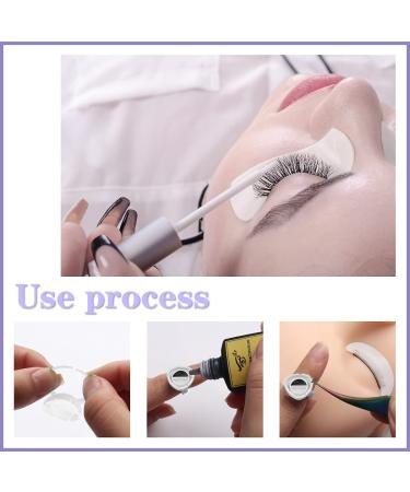 Limko Glue Rings 100PCS Cute Triangle White Glue Cups for Lash Extensions - Makeup Cup for Eyelash Glue Holder - High-Quality Supplies - Buy Online on SooperMarket.com