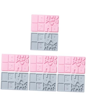 Cabilock 8 Pcs Cake Baking Tools Silicone Molds Polymer Clay Resin Mould DIY Material Paper Cup Chocolate