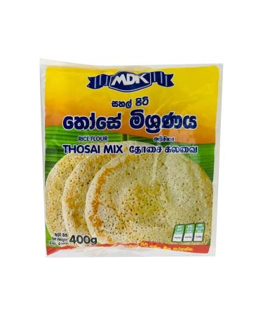 MDK Thosai Mix | 400G | Flour Mixes | Rice Flour | No Artificial Coloring | No Artificial Flavoring | Thosai Mix | SriLankan Origin