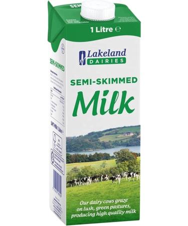 Lakeland Dairies Long Life Milk | Custom Case of 12x1ltr | Choose From 3 Flavours & Receive 4 of Each Choice - Buy Online on SooperMarket.com