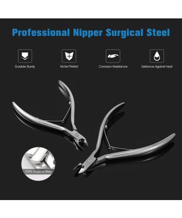 FERYES Cuticle Clipper - Professional Grade Stainless Steel Cuticle Remover Tool - 6mm Jaw - Silver | 1 Piece - Buy Online on SooperMarket.com
