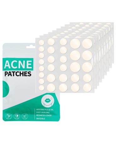 Pimple Patches 600Pcs Acne Patch Spot Patches Blemish Stickers Hydrocolloid Patches Spot Dots Acne Effectively Face Skin Care (600)