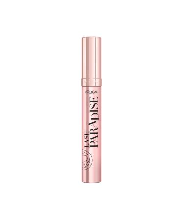 L'Or al Paris Paradise Extatic Mascara black mascara for length and volume with nourishing castor oil (1 x 6 4ml) pink 6.4 ml (1 Pack)