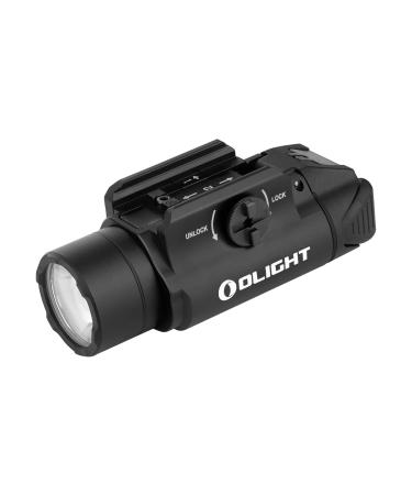 OLIGHT PL-3 Valkyrie 1300 Lumens LED Compact Weaponlight Rail-Mounted Tactical Light with Rail Locating Keys for 1913 Picatinny, GL Style, Black