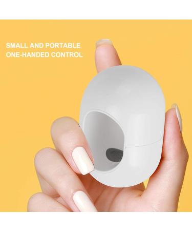 Mini UV LED Nail Lamp - 5W Portable Quick-Drying Nail Dryer for Gel Manicure - Ideal Nail Art Tools for Home & Travel - Buy Online on SooperMarket.com