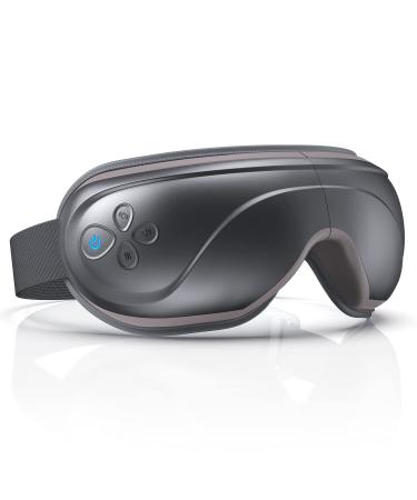RENPHO Eye Massager with Heat and Vibration, Compression Bluetooth Music Eye Care Device Rechargeable Eye Mask for Relax Eye Strain Dark Circles Eye Bags Dry Eyes Improve Sleep Ideal Gifts Gray