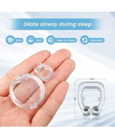 Silicone Magnetic Anti Snoring Nose Clip - Stop Snoring for Quieter, Restful Sleep - Blue - Buy Online on SooperMarket.com