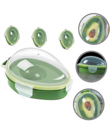 Cabilock 4pcs Avocado Crisper Vegetables Avocado Container to Keep Fresh Avocado Saver Container Box Food - Buy Online on SooperMarket.com