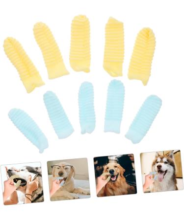 HAPINARY Pet Joy 10Pcs pet toothbrush chewable toothpaste on the go toothbrush single use Puppy Toothbrush - Buy Online on SooperMarket.com