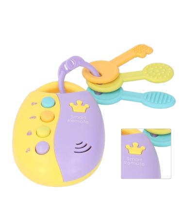 Buy Car Remote Control Key Toy - Sound & Light Early Learning Teether Toy for Babies | International Shipping Available - Buy Online on SooperMarket.com