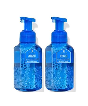 Bath and Body Works Moonlit Flurries Gentle Foaming Hand Soap 8.75 Ounce 2-Pack (Moonlit Flurries)