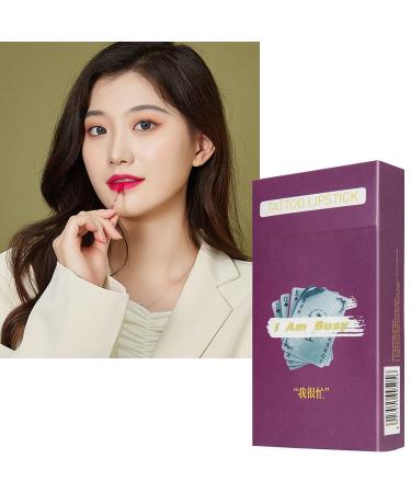 20PCS Disposable Lipstick Swabs - Long Lasting Waterproof Matte Lip Gloss - Red Brown - Buy Online on SooperMarket.com