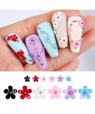 iFancer 3D Acrylic Flowers Nail Charms - Nail Art Design Supplies - Buy Online on SooperMarket.com