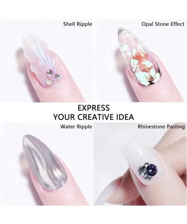 Builder Gel Lofuanna 15ml - Clear Self-Leveling Nail Thickening Solution with Nail Art Brush & File - Strengthen & Sculpt Natural Nails at Home & Professional Salon - Buy Online on SooperMarket.com