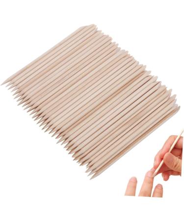 FRCOLOR 200 Pcs Wood Cuticle Pusher Bulk Wooden Nail Supplies Nail Art Wood Sticks Cuticles Nails Remover Tool Orange Wood Sticks Orange Wood Stick for Nails Bamboo Manicure Cleaning Stick mediumx2pcs As Shownx2pcs - Buy Online on SooperMarket.com