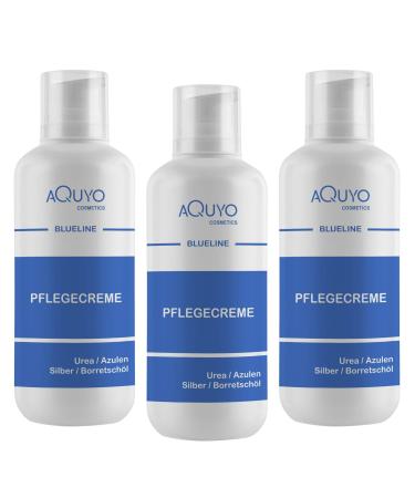 Blure cream for eczema psoriasis neurodermatitis & rash (3x 500ml) |Care cream for dry blemished skin in itching & skin irritation |Natural product without Parabens & Parf m 500 ml (3 pack)