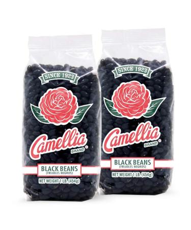 Camellia Brand Dried Black Beans, 1 Pound (Pack of 2) Black Beans 1 Pound (Pack of 2)