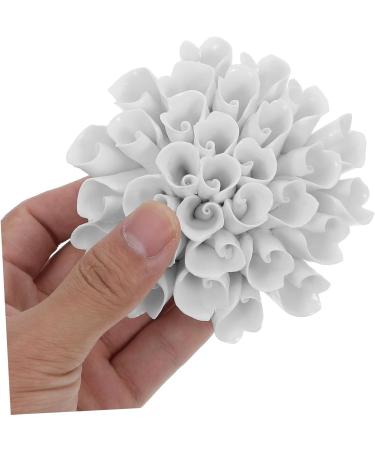 HOLIDYOYO 1pc Ceramic Sunflower Decorations Wall Art Decor Wall Decor Grace Decor Ceramics White - Buy Online on SooperMarket.com