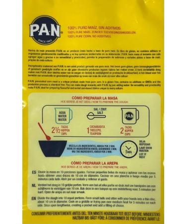 Harina PAN Pre-Cooked White Maize Meal - 1kg (Pack of 2) - Buy Online on SooperMarket.com
