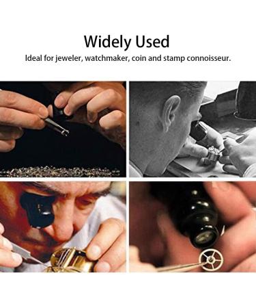 Jewelers Loupe Eye Loupe Jeweler Magnifying Glass Set 5X 10X 15X 20X Magnification for Eye Magnifier Lens Repair - Buy Online on SooperMarket.com