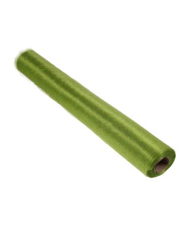 STOBOK 1 roll Prop Gauze Handrail Ribbon Decor Craft Stair Decorative Mesh Tulle Diy Dress Party Wedding 0.01X49X3000CM Green