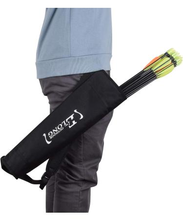 EOUS Youth Archery Arrow Holder Quiver - Hip & Back Waist Side Clip Arrows Bag in Black - Buy Online on SooperMarket.com