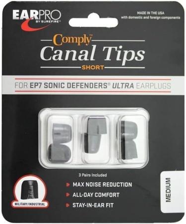 SureFire Foam Replacement Tips (3-Pair) Medium - Durable and Comfortable Foam Ear Tips - Buy Online on SooperMarket.com