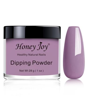Honey Joy Dark Purple Very Fine Nail Dip Dipping Powder Acrylic Color Pigment Powders 1oz (Dip-WD12)