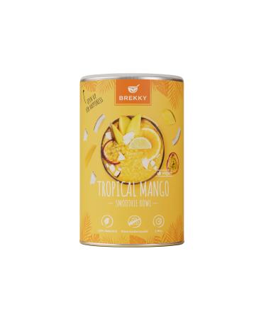 BREKKY - Tropical Mango - Smoothie Bowl - Smoothie bowl - vegan - 100% of course ingredients - without adding sugar - Easyl preparation - Superfood mix - breakfast