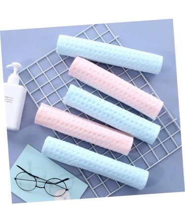 4pcs FRCOLOR Cotton Towel Set | Absorbent Makeup Remover & Facial Washcloths | Bathroom & Bath Supply Accessory | Baby Scarf | Blue - Buy Online on SooperMarket.com