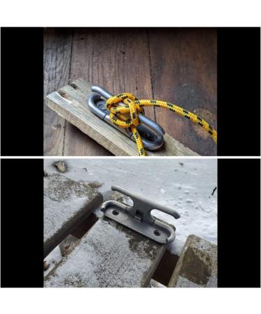 6 inch 2pcs Thorn Boat Folding Cleat with Eagle Handle, Stainless Steel - Set of 2 - Buy Online on SooperMarket.com
