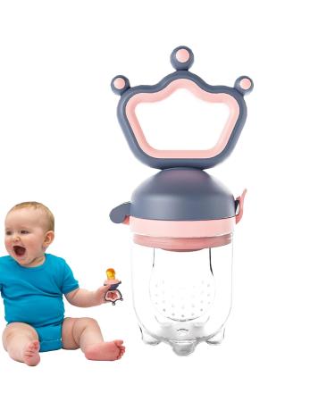 Buy Neamou Blue Baby Fruit Feed Pacifier | Silicone Food Feeder & Teething Toy for Babies - Buy Online on SooperMarket.com