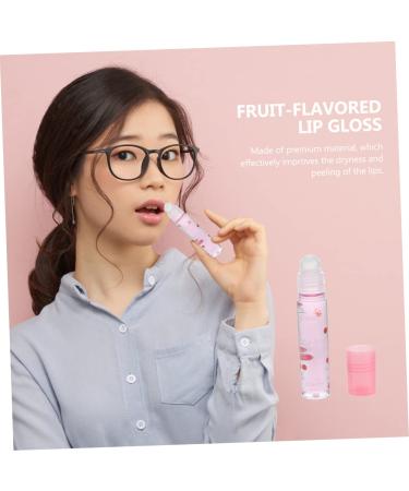4pcs Fruit Lip Balm & Gloss - Moisturizing Lip Protectors | Transparent Lipstick - International Shipping Available - Buy Online on SooperMarket.com