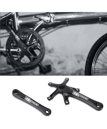 Keenso 170mm Bike Crank Arms - Universal Aluminium Alloy Single Crankset - for Mountain and Road Bikes - Black - Buy Online on SooperMarket.com