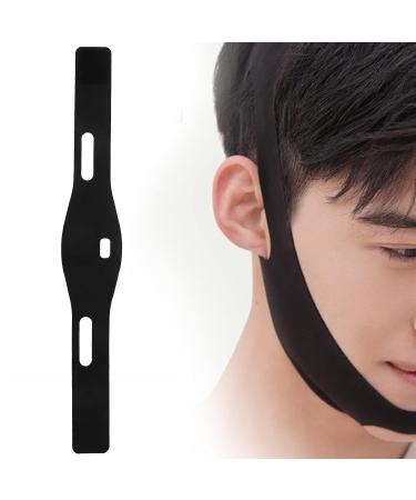 Men's Facial Slimming Strap | Elastic Double Chin Reducer & V-Line Mask | Firming Bandage for Anti-Sagging | Reusable Face Lifting Solution - Buy Online on SooperMarket.com
