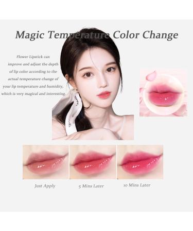 Jelly Lipstick Set - Color Changing Moisturizer Long Lasting Glossy Finish | 3 Pack Flower Lip Balm for All-Day Hydration - Buy Online on SooperMarket.com