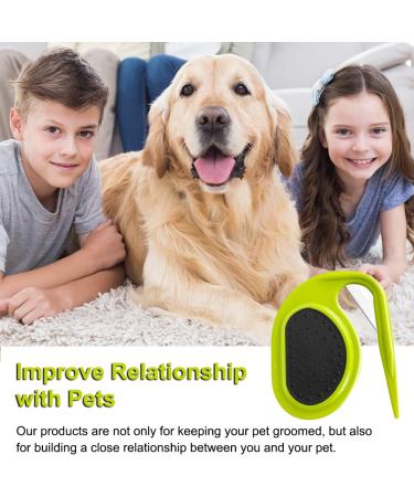 4-Piece Pet Knotting Comb Set - Hair Removal Tool for Cats & Dogs | Long-Haired Pet Care - Buy Online on SooperMarket.com