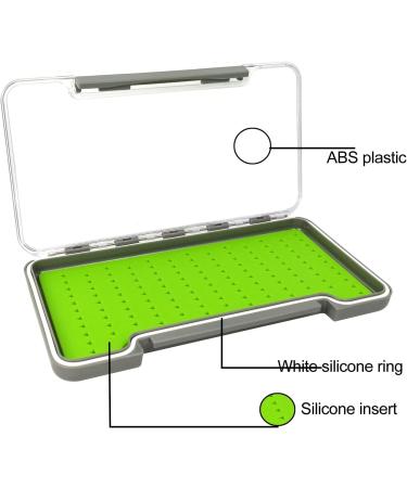 3 PC Super Slim Waterproof Fly Fishing Box | Silicone Tackle Trays | Best Pocket Storage 7.36x4.02x0.63 - Buy Online on SooperMarket.com