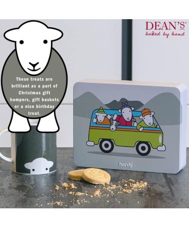 Herdy All Butter Shortbread Biscuits - 225g Collectable Tin | Luxury Scottish Cookies | Birthday Gift | Melt-In-The-Mouth Biscuit Selection - Buy Online on SooperMarket.com