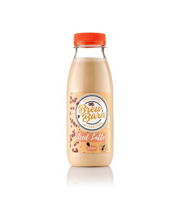 Lactose Free Iced Coffee by Brew Barn 10 x 330ml Bottles (Pack of 10) Ready-to-drink Iced Latte